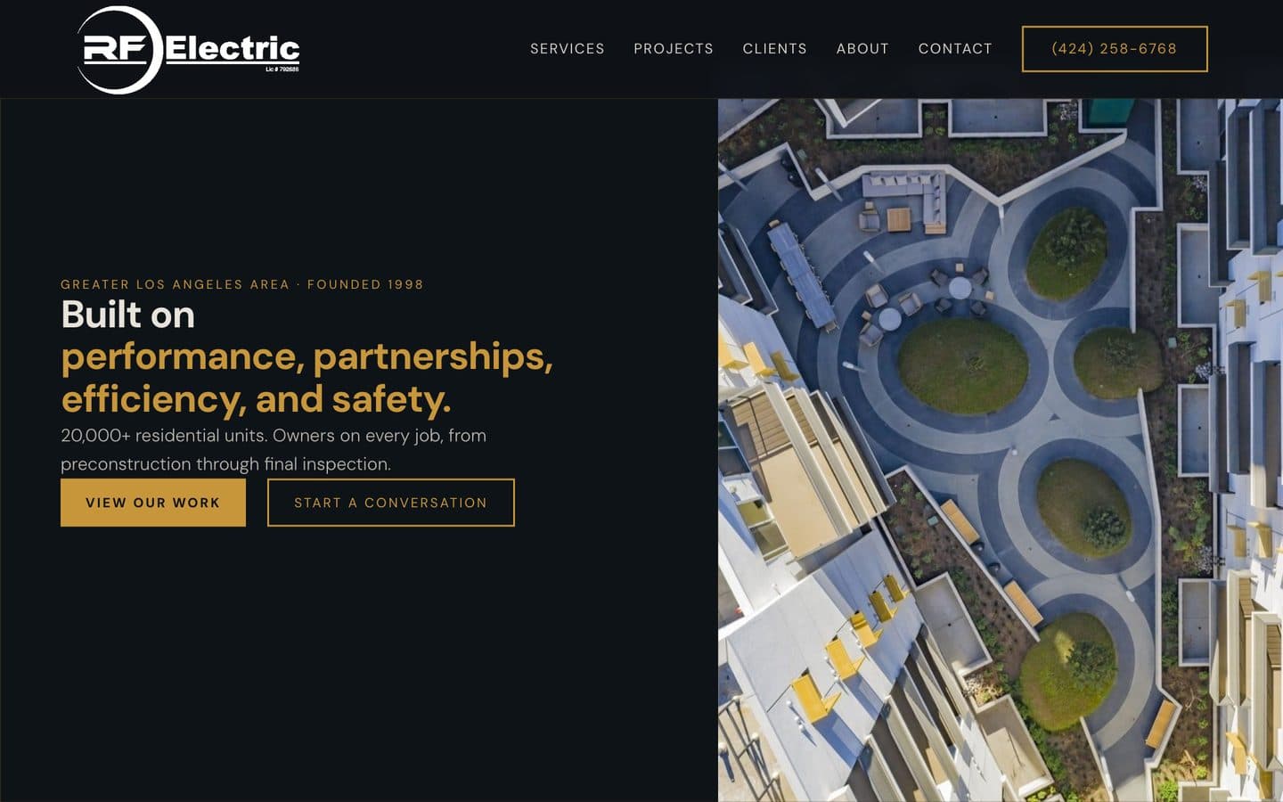 RF Electric website